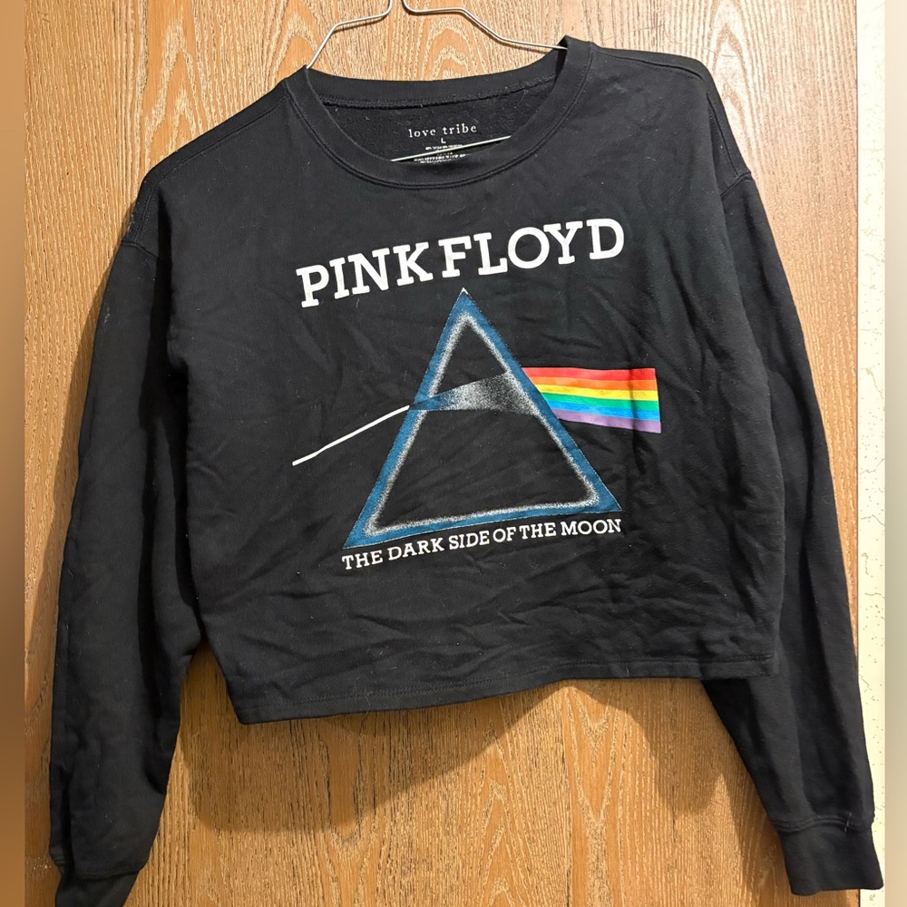 Love Tribe Black Graphic Sweatshirt